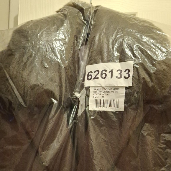 Luxurious Brown Faux Fur Collar Coat Vince Camuto OLIVE NWT M - Picture 13 of 14